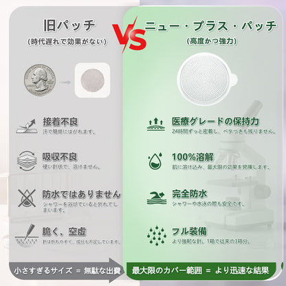 【完全新改良パッチ PLUS】🌙🌙𝑳𝒖𝒙𝒂𝒓𝒊𝒔𝒆® モリンガ＆ベルベリン 10-IN-1 高機能ナノマイクロニードルパッチ（1日1回、7日で変化を実感）✅肥満・糖尿病・睡眠時無呼吸症候群・関節の悩み向け