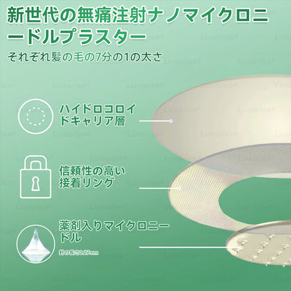 【完全新改良パッチ PLUS】🌙🌙𝑳𝒖𝒙𝒂𝒓𝒊𝒔𝒆® モリンガ＆ベルベリン 10-IN-1 高機能ナノマイクロニードルパッチ（1日1回、7日で変化を実感）✅肥満・糖尿病・睡眠時無呼吸症候群・関節の悩み向け